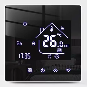 Termostato WiFi Intelligente Tuya per Riscaldamento a Pavimento Elettrico, Design Moderno Flessibile in ABS, Programmabile, Resistente all'Acqua, Ecologico per Appartamenti - Product Image 3