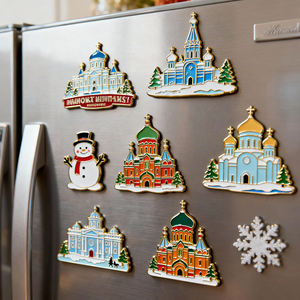 Manufacturer Factory Personalize Metal 2d Fridge <b>Magnet</b> Custom Made Brand Logo Refrigerator <b>Magnet</b> Custom - Product Image 2