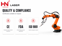Robot Las Digital Dual-Swing Drive Baru Frekuensi Ayunan 30% Lebih Tinggi Kamera CCD 700TVL Hasil Las Sisik Ikan Serat Optik 3000W