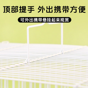 Jaula para Pájaros Crown Asia, Rectangular, de Alambre de Hierro Resistente, para Periquitos, Cacatúas y Munias - Product Image 2