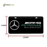 Plaques d'immatriculation personnalisées en sublimation Prosub en gros, différentes tailles, vierges, impressions DIY, plaques d'immatriculation de voiture en aluminium pour sublimation
