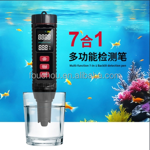 Medidor de Agua Multiparamétrico Portátil, pH, TDS, EC, Salinidad, ORP, Temperatura, Sonda 7 en 1, Medidor de TDS, EC, pH, Temperatura, Salinidad, ORP, S.G - Product Image 1