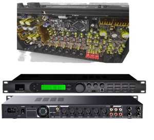 Procesador de Audio Profesional para Karaoke 590, DSP Digital, USB, WiFi, 5.1 Canales, Pre-efectos de Audio Metálicos para Cantantes, Clubes, Pubs y Hogar - Product Image 1