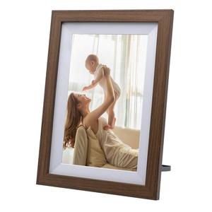 <b>WiFi</b> Digital Picture Frame 10.1 Inch Smart Digital Photo Frame with 32GB Easy Setup to Share Photos Via Frameo (Dark Wood Frame) - Product Image 2