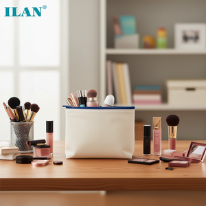 Borsa in tessuto multiuso Ilan 17,5x23,5 cm con cerniera per riporre oggetti - Product Image 3