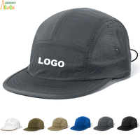 Gorra de Running de Secado Rápido y Transpirable, Gorra Ligera para Camping, con Cordón Ajustable, Protección UV, Personalizable con Logotipo OEM