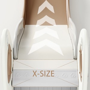 Juego de <span class=keywords><strong>Columpio</strong></span> <span class=keywords><strong>y</strong></span> Tobogán de Plástico para Niños Pequeños con Diseño de Nave Espacial - Product Image 4
