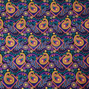 Tela Dhupian de poliéster personalizada 2023 para prendas de vestir, muebles para el hogar, bodas, hermosa máquina multicolor, accesorios de baño - Product Image 1