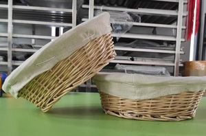 Ensemble de paniers d'épreuvage de <span class=keywords><strong>pain</strong></span> <span class=keywords><strong>en</strong></span> <span class=keywords><strong>osier</strong></span> naturel Panier d'épreuvage pour la cuisson du <span class=keywords><strong>pain</strong></span> Panier d'épreuvage Sourd - Product Image 6