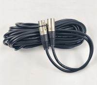 Noyau de cuivre XLR mâle à femelle câble amplificateur mélangeur câble 48V condensateur Microphone câble