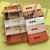 Offre spéciale Boîte à cils carrée Vente en gros Boîte à cils en vison Créez votre propre logo Boîtes imprimées Fournisseur d'emballage