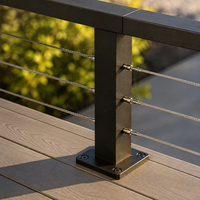 Système de garde-corps en câble d'acier inoxydable SS316 pour terrasse extérieure, balcon et rampe d'escalier