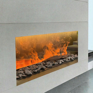 Cheminée électrique à vapeur d'eau 3D linéaire intégrée, à atomisation, pour la décoration intérieure - Fabricant et fournisseur - Product Image 1