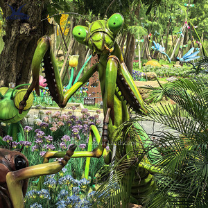 Modelos de Insectos Gigantes Realistas y Móviles, <span class=keywords><strong>Mantis</strong></span> Animatrónico con Alas y Cabeza en Movimiento, Personalizable para Parques de Aventuras, Museos, Interiores/Exteriores - Product Image 3