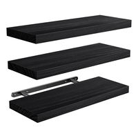 Étagère de rangement pour présentoir mural simple Étagères flottantes en bois pour la maison Support de rangement flottant en bois sale pour salon