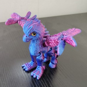 Figuras de hipogrifo de plástico impresas en 3D Venta al por mayor Modelos de animales Juguete de moda 16cm Productos transfronterizos unisex - Product Image 4