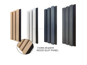 Panneaux acoustiques aspect bois brun foncé, panneaux muraux en bois patiné, panneaux et planches muraux en bois écologiques - Product Image 3