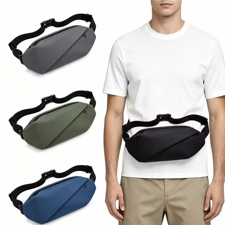 Waterproof Chest Bag Men Crossbody Fanny Pack