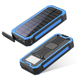 Außenwandern wasserdichte Solarpanel-Powerbank schnell aufladbare Strombatterien 20000mah für Smartphone und Handys - Product Image 3