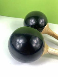 Maracas en plastique et bois, instrument de percussion, marteleau à sable, pour fête musicale, jeu, mariage - Vente chaude - Product Image 5
