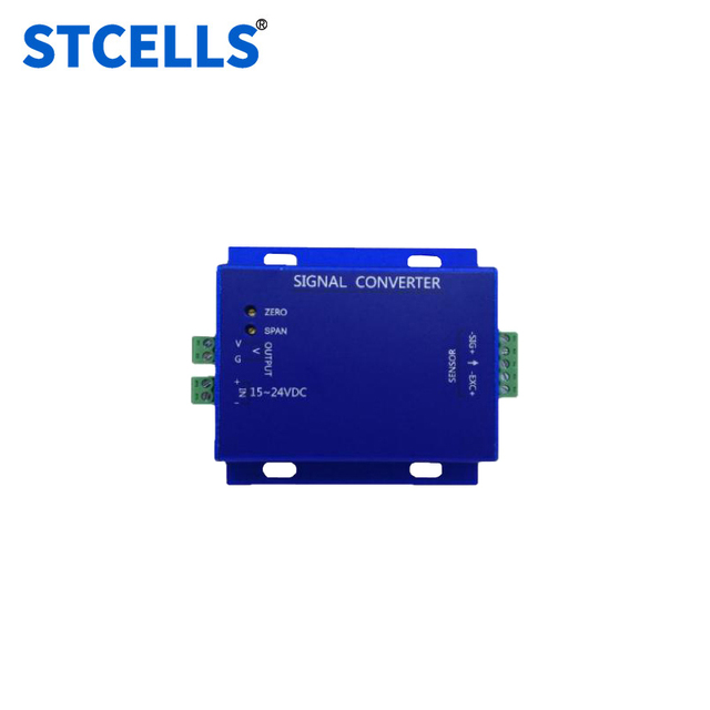 Precision Signal 0.05%FS Conditioner for Strain Gauge Sensors 18-30VDC, Short-Circuit & Reverse Polarity Protection