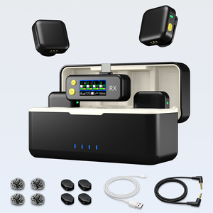 Microfono Wireless a Clip 2.4GHz con 5 Colori, Portata 300m, Ideale per Dialoghi Chiari in Debattiti e Consigli, con Multicanale - Product Image 1