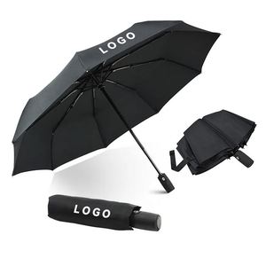 Factory Direct Selling Logo Cheap High Quality Compact Auto Custom Uv Protection Rainproof Foldable <b>Umbrella</b> - Product Image 1