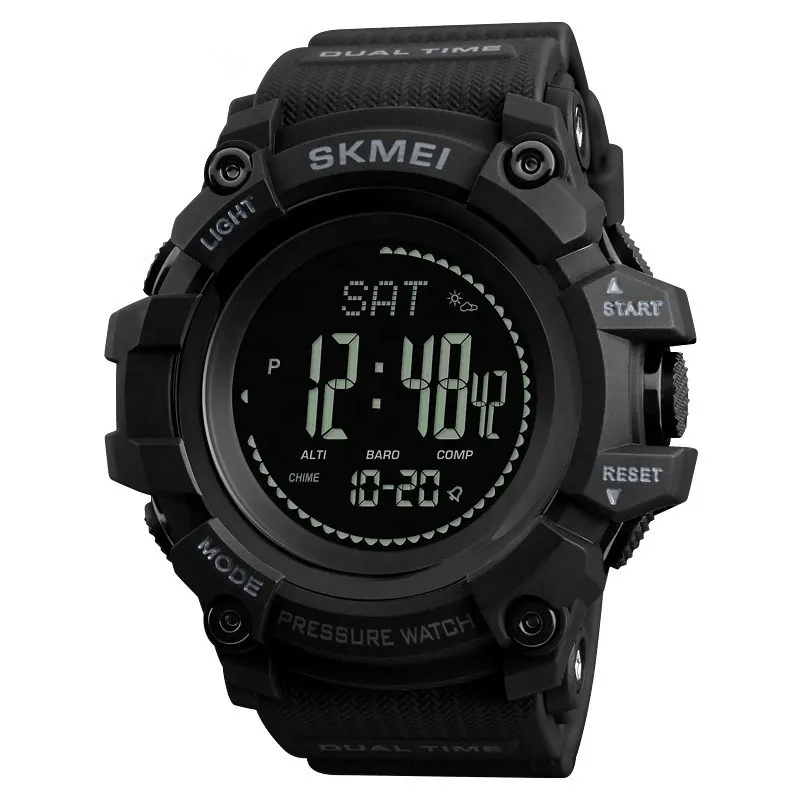 Wholesale Famous Brand Skmei 1358 Silicone Strap 20 Functions Digital Movement Fashion Men Outdoor Sports Waterproof Hand Watch