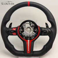 Volant sport en cuir manuel et automatique pour BMW F10 F11 F15 F16 F20 F30 F31 F32 F36 E70 E71 E84 E87 E90 M3 M4 G30