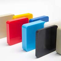 Bloques de Polietileno de Alta Rigidez HDPE de 35mm-100mm, Autolubricantes y Resistentes al Desgaste, para Componentes Mecánicos