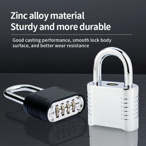 सबसे ज्यादा बिकने वाली बेलेजी 4 अंकों का पासवर्ड 8 मिमी शेकल भारी शुल्क सुरक्षा आउटडोर वाटरप्रूफ पैडलॉक पॉलिश फिनिश एंटी-चोरी - Product Image 2
