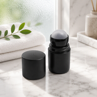 Flacon vide de 50 ml en PP vert pour déodorant en stick, anti-transpirant, parfum de voyage, huile essentielle, couleur personnalisée, bouchon à vis Chunsili