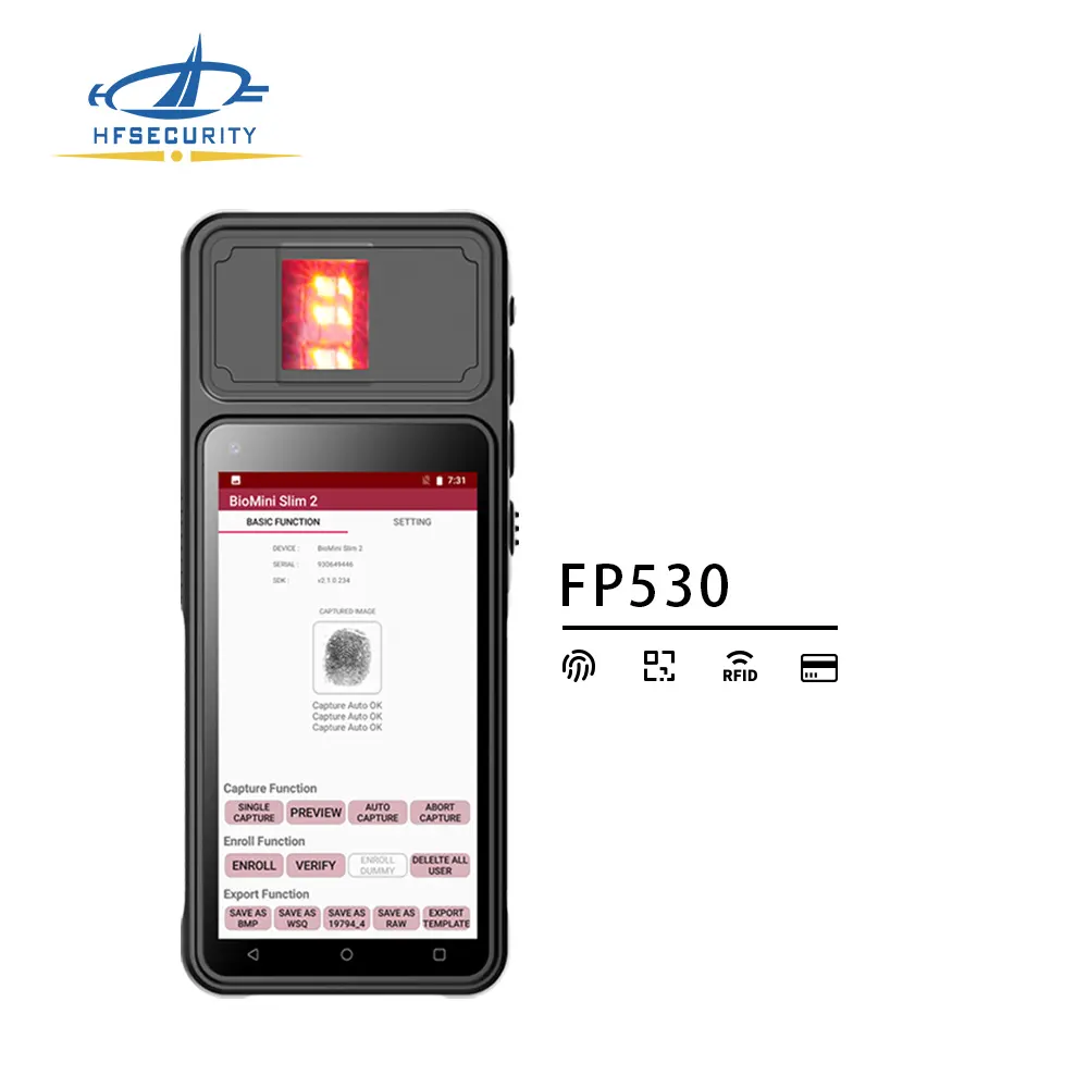 FP520 Electronic signature Tablet Digital Signature Pad Fingerprint Tablet for Identity Authentication