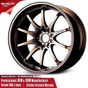 Cerchi in Lega Forgiati RAYS VOLK RACING CE28N a <span class=keywords><strong>10</strong></span> Razze, 16-22 Pollici, 5x114.3 5x120 per BMW F80 G20, Nissan GT-R, Honda Civic, Subaru - Product Image 1