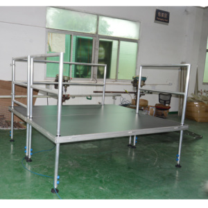 Scène mobile extérieure en aluminium de haute qualité avec certification CE, montage facile, plateforme antidérapante pour les événements festifs - Product Image 5