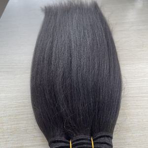 Extensioni di <span class=keywords><strong>Capelli</strong></span> Umani con Punte Spesse, Trama a Doppia Cucitura, Fasci di <span class=keywords><strong>Capelli</strong></span> Yaki per Fornitori di Saloni e Attività Online - Product Image 2