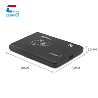 Lector de Tarjetas NFC Sin Contacto de Plástico de 13.56MHz con Interfaz USB 2.0, Distancia de Lectura de 3-5cm, Compatible con Windows/Linux/Android/Mac OS