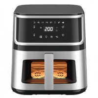 Four à air chaud intelligent grande capacité 12L - Cuisson automatique pour filets de poulet/frites - Double usage (domicile/professionnel)