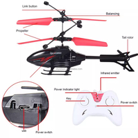 Hélicoptère à Suspension Télécommandé, Hélicoptère Volant Double Mode avec Capteur d'Induction Infrarouge, Jouet Avion
