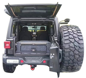 รางลิ้นชักท้ายรถ JLU สำหรับ Wrangler JL 2 ประตู พร้อมตัวแบ่งช่องเก็บของ - Product Image 3