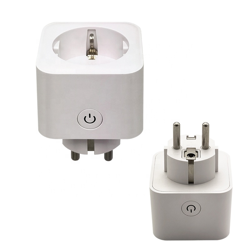 ЕС Wi-Fi интеллектуального разъема с Alexa и Google Голосовое управление приложение Smart Life удаленное управление с помощью приложения Франция Тип умный разъем питания