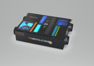 Viện thiết kế kỹ thuật thành phố 350m3/h 3 bộ lọc tiết kiệm năng lượng thu hồi nhiệt không khí phục hồi nhiệt hệ thống thông gió - Product Image 3