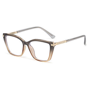 Nouvelles lunettes optiques œil-de-chat pour femmes, monture en plastique et métal, protection contre la lumière bleue, taille moyenne, HL 82235, origine Taizhou - Product Image 4