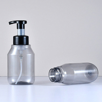 Basse quantité minimale de commande 350ml 12oz PET Plastique Vide Cosmétique Emballage Transparent Gris Mousse Distributeur Savon Lotion Bouteille Mousse Pompe Bouteille
