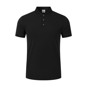 Polo de Manga Corta para Hombre, Color Sólido, 71-80% Algodón, Cuello Camisero, Ropa de Trabajo, Uso Diario - Product Image 3