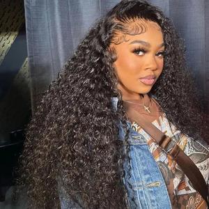 Peluca rizada larga para mujeres europeas y americanas con encaje frontal transparente pequeño tubo en espiral para <span class=keywords><strong>pelucas</strong></span> africanas <span class=keywords><strong>de</strong></span> <span class=keywords><strong>Amazon</strong></span> - Product Image 3