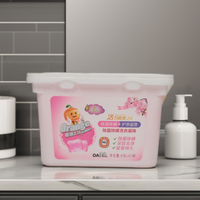 Parfum naturel longue durée protecteur de couleur détergent chinois perles capsule dosettes de lavage 3 en 1 détergent à lessive