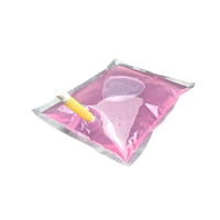 Sac désinfectant pour les mains antibactérien de 1000ml, tube en silicone jaune 1L sac buccal désinfectant pour les mains à l'alcool résistant à la corrosion