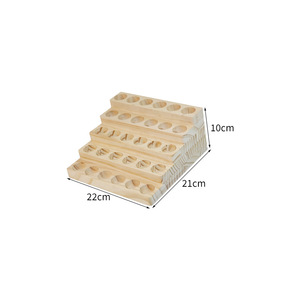 Présentoir en bois multicouche pour huiles essentielles Support organisateur de 15ml Options de quatre à cinq couches Rectangle Stockage de nouveaux produits - Product Image 6