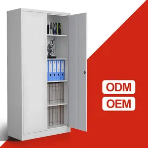 Muebles de oficina, archivador de metal de doble puerta, archivador moderno, archivador de acero para oficina